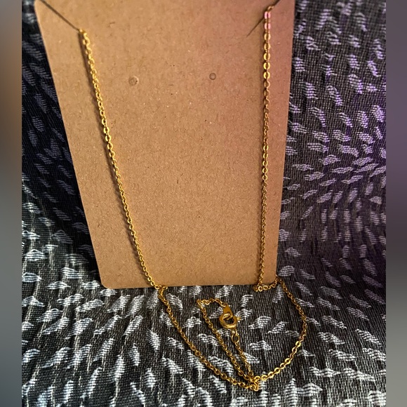 Vintage 90s gold first communion necklace - Picture 3 of 3